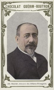 Rouvier, minister spraw zagranicznych (kolorowe zdjęcie) autorstwa French School