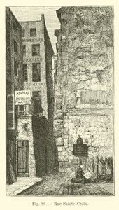 Rue Sainte-Croix autorstwa French School