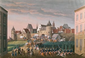 Szturm wojsk cesarskich pod Hoscht, 28 sierpnia 1800 autorstwa French School