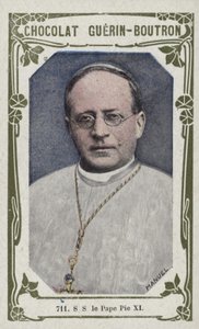 S S le Pape Pie XI (kolorowe zdjęcie) autorstwa French School