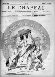 Święta Miłość Ojczyzny - okładka „Flaga - Monitor Ligi Patriotów” - 22 sierpnia autorstwa French School