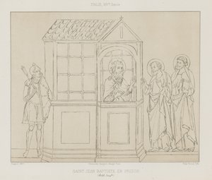 Św. Jan Chrzciciel w więzieniu autorstwa French School