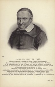 Św. Wincenty a Paulo autorstwa French School