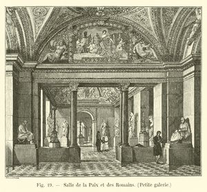 Sala Pokoju i Rzymian, Mała Galeria autorstwa French School
