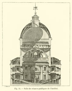 Sala Sesji Publicznych Instytutu autorstwa French School