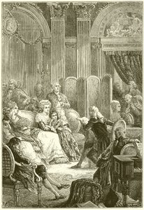 Salon de Madame Necker autorstwa French School