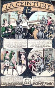 Plakat satyryczny o ograniczeniach w czasie I wojny światowej autorstwa French School