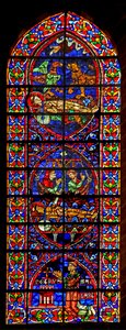 Sceny dotyczące śmierci św. Wincentego; darczyńca Petrus Baillart (w110) autorstwa French School