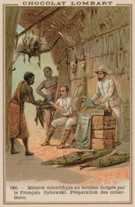 Wyprawa naukowa do Sudanu kierowana przez francuskiego agronoma Jeana Dybowskiego, 1891 autorstwa French School