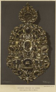 Kinkiet ozdobiony kameami autorstwa French School