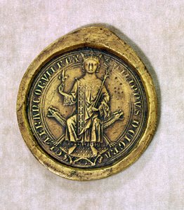 Pieczęć Filipa III (1245-85) Śmiałego, 1272 (wosk) autorstwa French School