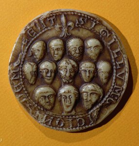 Pieczęć Rady Gminy Meulan, 1195 (wosk) autorstwa French School