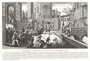 Masakry wrześniowe, Paryż, Rewolucja Francuska, 1792 autorstwa French School