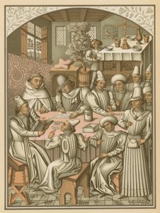 Rozliczenie rachunków przez Bractwo Charite-Dieu i Notre-Dame za odzyskanie Rouen, 1466 autorstwa French School