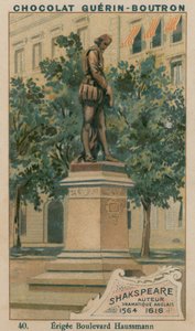 Szekspir, autor, dramat angielski, 1564-1616, Erigee Boulevard Haussmann autorstwa French School