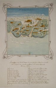 Oblężenie św. Tomasza de la Goiane na Antylach, 11 grudnia 1629 r. autorstwa French School