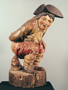 Szyld dla sklepu z przyprawami (drewno polichromowane) autorstwa French School