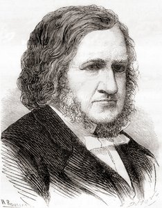 Sir James Young Simpson, z „Cudów nauki”, opublikowany ok. 1870 r. (lito) autorstwa French School