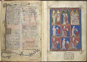 Sloane 1977, f.2 Chirurgia: sceny biblijne i medyczne autorstwa French School