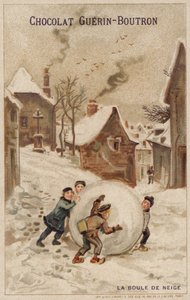 Śnieżka (chromolitho) autorstwa French School