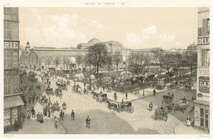 Plac Świątyni, 1881 autorstwa French School
