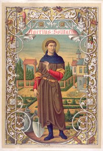 św. Fiakra (zm.670) autorstwa French School