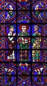 Św. Jan Chrzciciel z Agnus Dei (w106) autorstwa French School