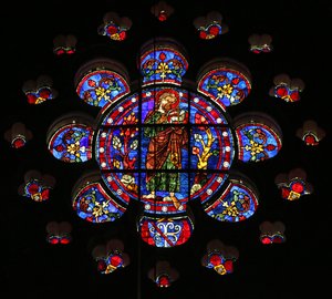 Św. Jan Chrzciciel na pustyni z Agnus Dei (w116) autorstwa French School