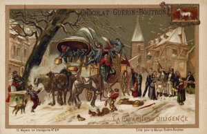 Dyliżans (chromolitho) autorstwa French School