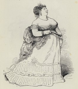 Stout Lady (grawerunek) autorstwa French School