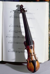 Instrument strunowy mistrza tańca, XIX w. (drewno)
