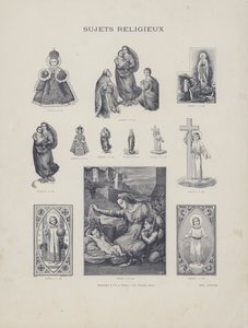 Przedmioty religijne (grafika) autorstwa French School