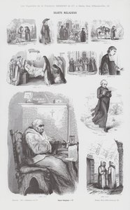 Przedmioty religijne (grafika) autorstwa French School
