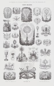 Przedmioty religijne (grafika) autorstwa French School