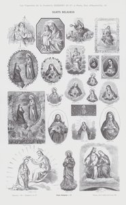 Przedmioty religijne (grafika) autorstwa French School
