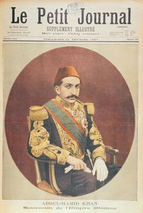 Sułtan Abd al-Hamid Khan II (1842-1918) Władca Imperium Osmańskiego, z Le Petit Journal, 21 lutego 1897