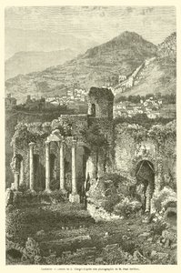 Taormina (grawerowanie) autorstwa French School