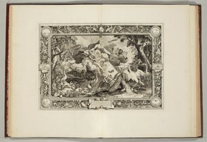 „Królewskie gobeliny, na których przedstawione są cztery żywioły i cztery pory roku” Andre Felibien, 1670 autorstwa French School