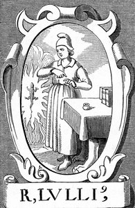Alchemik Raymond Gulli autorstwa French School
