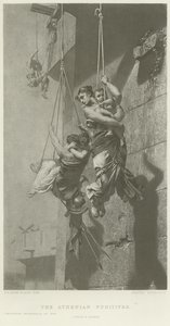 Ateńscy uciekinierzy (grawiura) autorstwa French School