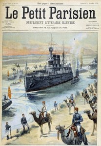 Eskadra bałtycka przecina Kanał Sueski – w „Małym paryżaninie” z 11.12.1904 r. autorstwa French School