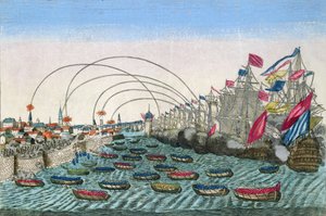 Zdobycie Hawany przez Anglików w 1762 r. (patrz także 110458) autorstwa French School