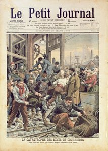 Katastrofa w Courrieres, z Le Petit Journal, 25 marca 1906 r.