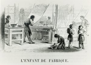 Dziecko Fabryki, c. 1842 autorstwa French School