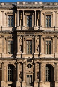 Cour Carree, strona północna autorstwa French School