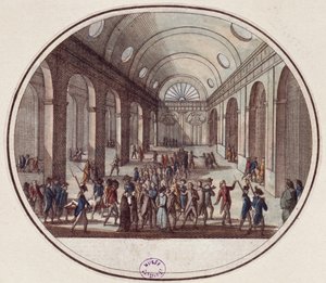 Śmierć dwudziestu jeden deputowanych żyrondystów, 31 października 1793 (10 Brumaire, rok 2) autorstwa French School