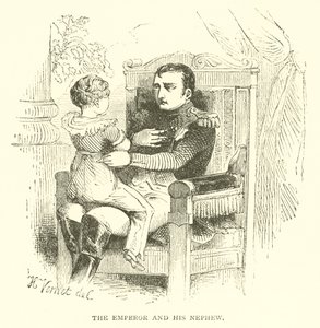 Cesarz i jego siostrzeniec (rycina) autorstwa French School