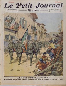 Koniec przygody Fiume, z Le Petit Journal, 9 stycznia 1921