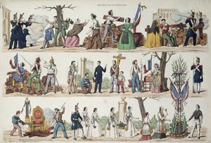 Wydarzenia z lutego 1848 r. autorstwa French School