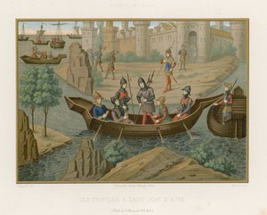Francuzi w Saint Jean dAcre autorstwa French School